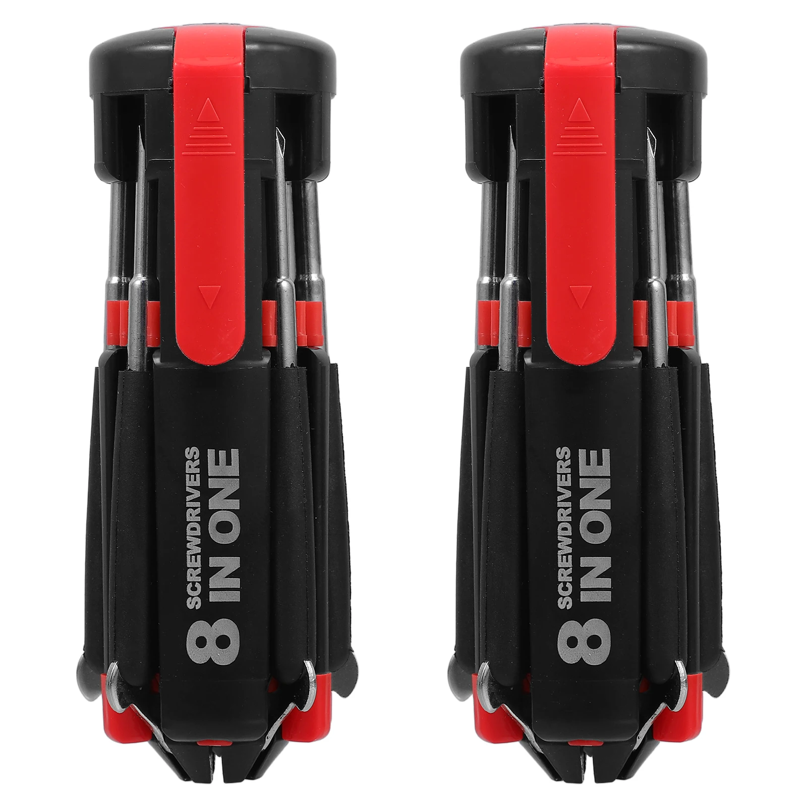 

2pcs 81 Pen Screwdriver Set Durable Steel Compact Multifunction Tool Kit LED Light Outdoor Repair Bits Included