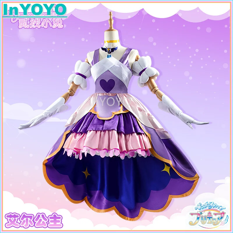 InYOYO Cure Majesty Cosplay Costume Anime Hirogaru Sky Pretty Cure Precure Ellee Lovely Lolita Dress Halloween Party Outfit Cust