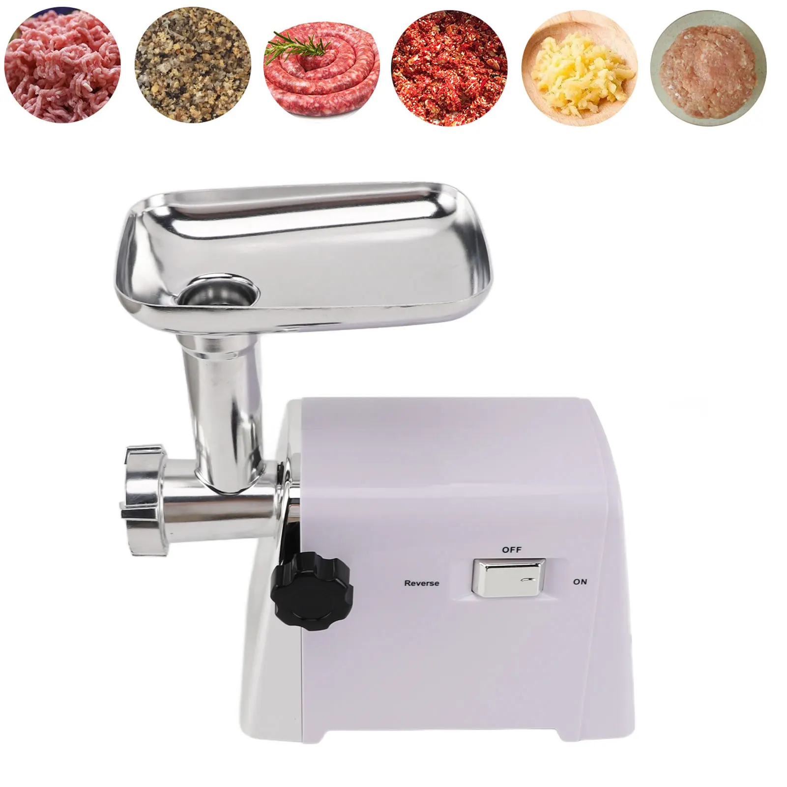 Мясорубка, устройство для приготовления колбасок, электрическая мясорубка, мясорубка, машина для приготовления колбасы, низкий уровень шума, ЕС 220-240 В для домашнего хозяйства