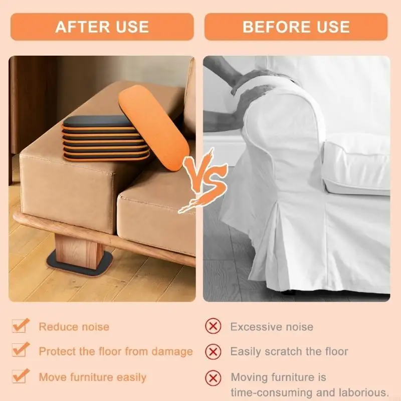  Strong Felts Furniture Sliders with Scratch Prevention Designs for Home