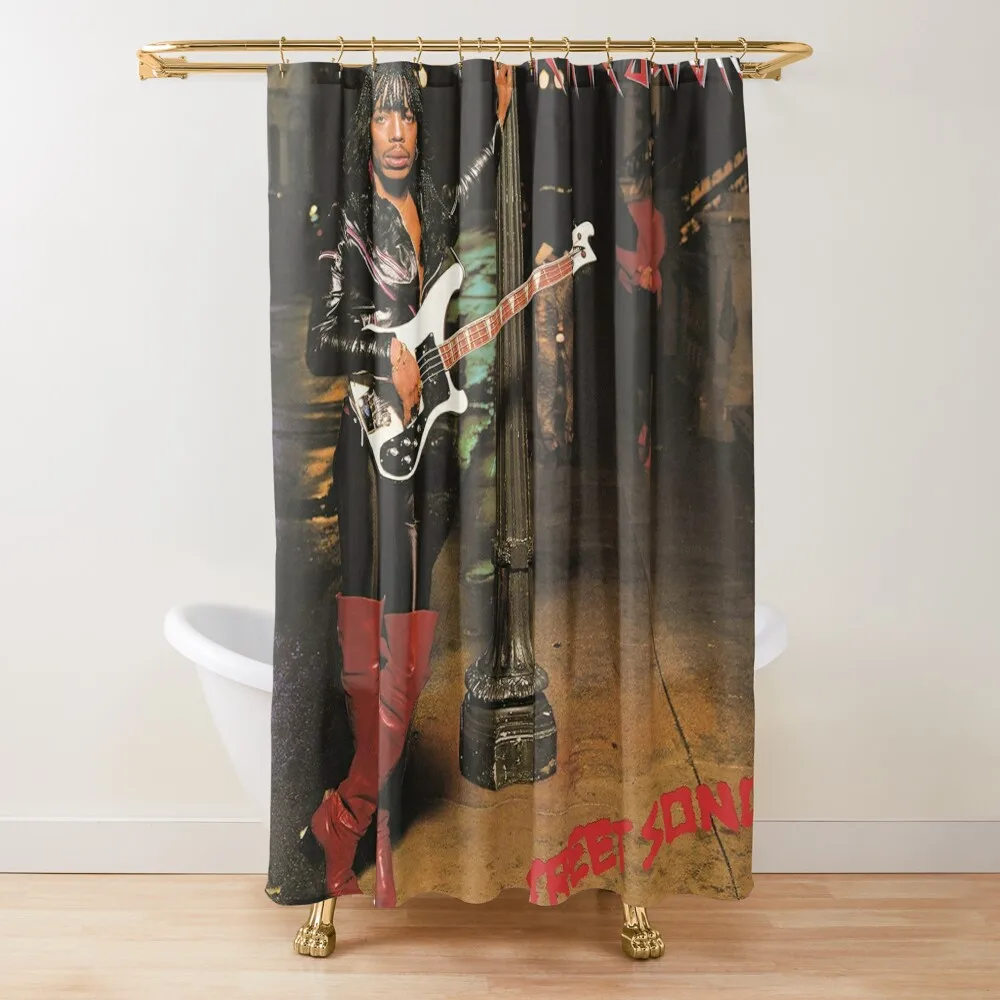 

Rick James album Shower Curtain Bathroom Accessory Waterproof Shower And Anti-Mold Shower Bathroom Curtain