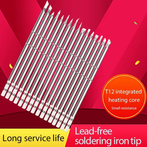 T12 pontas de ferro de solda T12-K ku bc2 d24 b2 c1 ils jl02 substituição aquecedor cabeça solda universal t12 estação soldagem digital