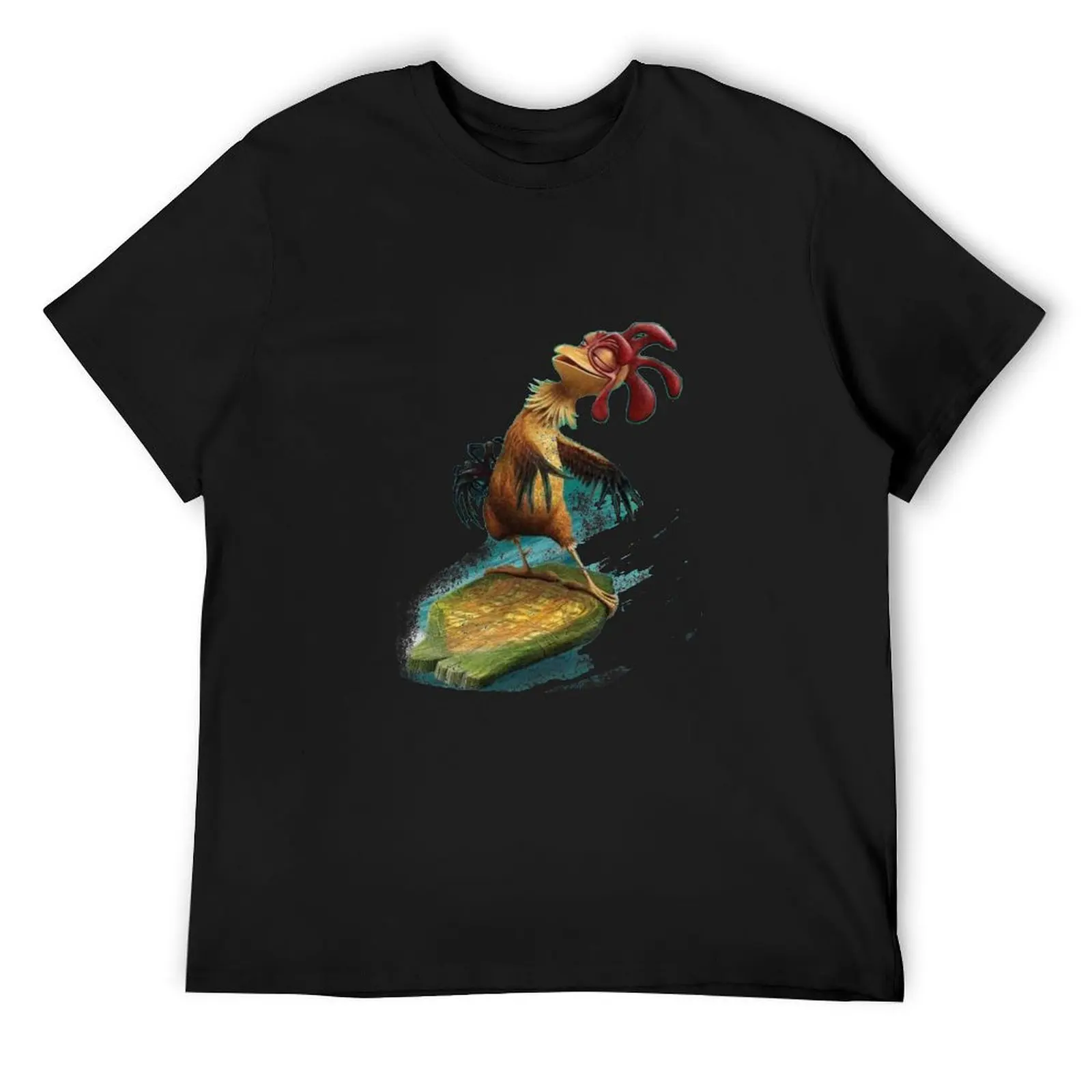 

Chicken Joe Classic Surf T-Shirt oversize t-shirts man valentines clothes blue lock summer 2025 T-shirt men