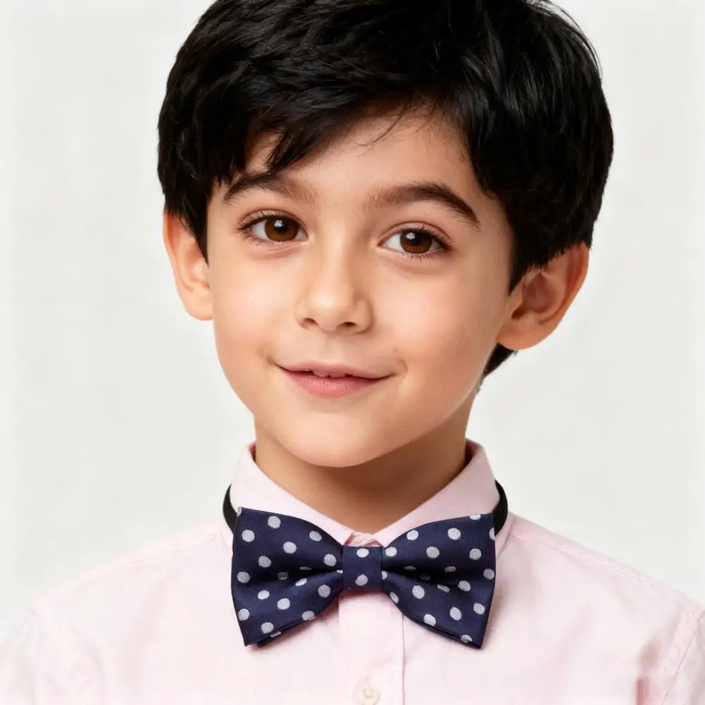 Kids Durable Bow Tie Kids Bow Tie Children's Adjustable Bow Tie with Detachable Design Colorful Printed for Student Performances