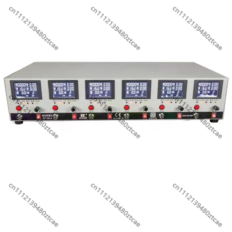 Battery Tester 6 Channels Charge Discharge Machine Lithium Ni-MH Lead-Acid Battery Capacity Test Repair Integrated Tool