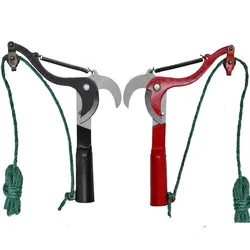 High Altitude Pruning Shears Tree Trimmer Branches Cutter Garden Pruner Scissor Hand Lopper Pick Fruit Tool with Rope No Handle