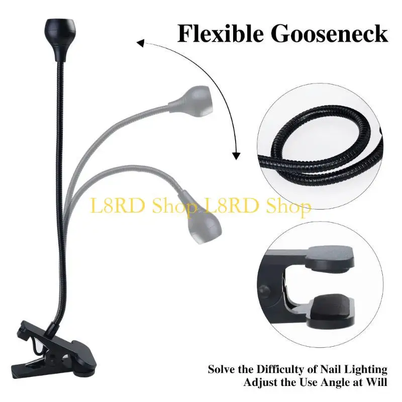 L8RD UV LIGHT สำหรับเล็บเจล 5W ตะเกียงทำเล็บเครื่องเป่าไฟสำหรับเจลเสริมโพลี