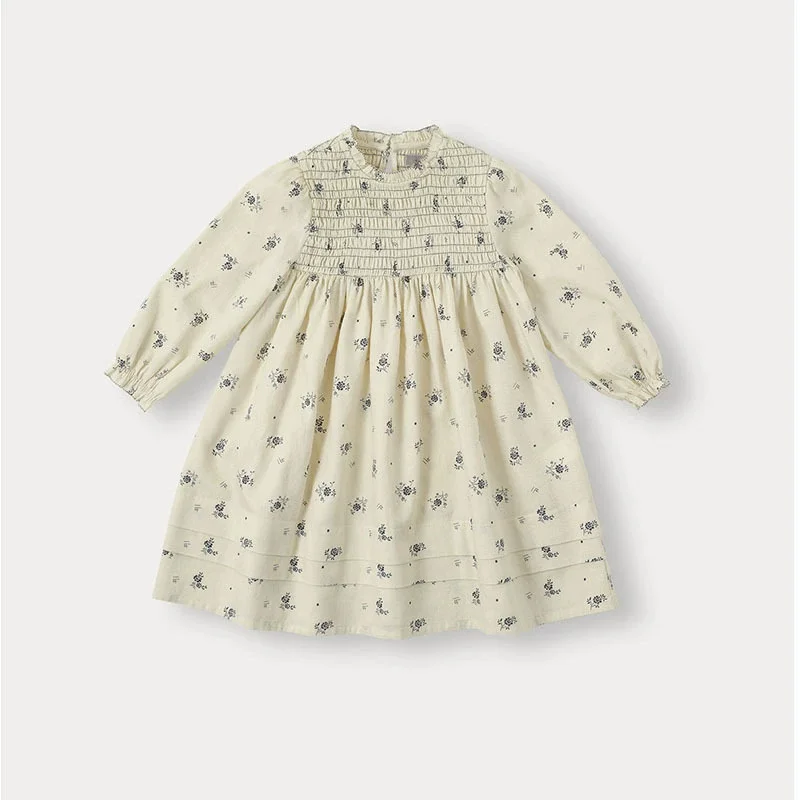 Autumn Baby Bodysuit Sisters Dress Flower Embroidery Dress Infant Girls Toddler Outfit Baby Girls Rompers Family Sister Dress