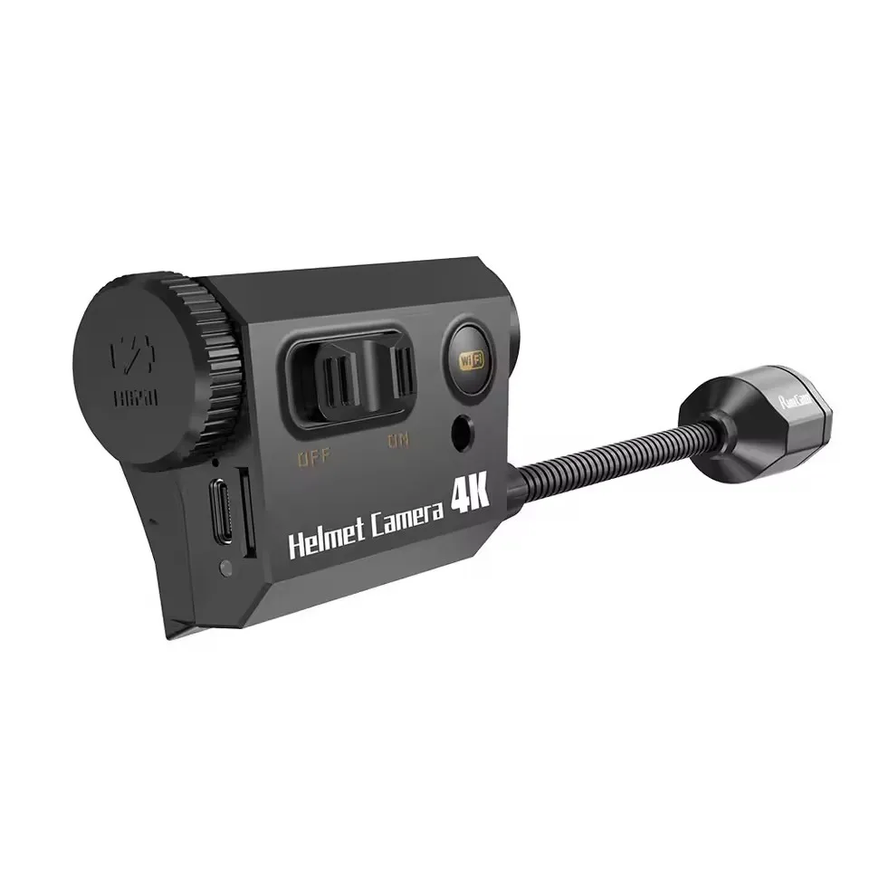 RunCam Helmet Camera 4K Face Mask Recorder Airsoft Recording Long Battery Life 1920*1080 60fps Built-in Wifi/Type-C Interface