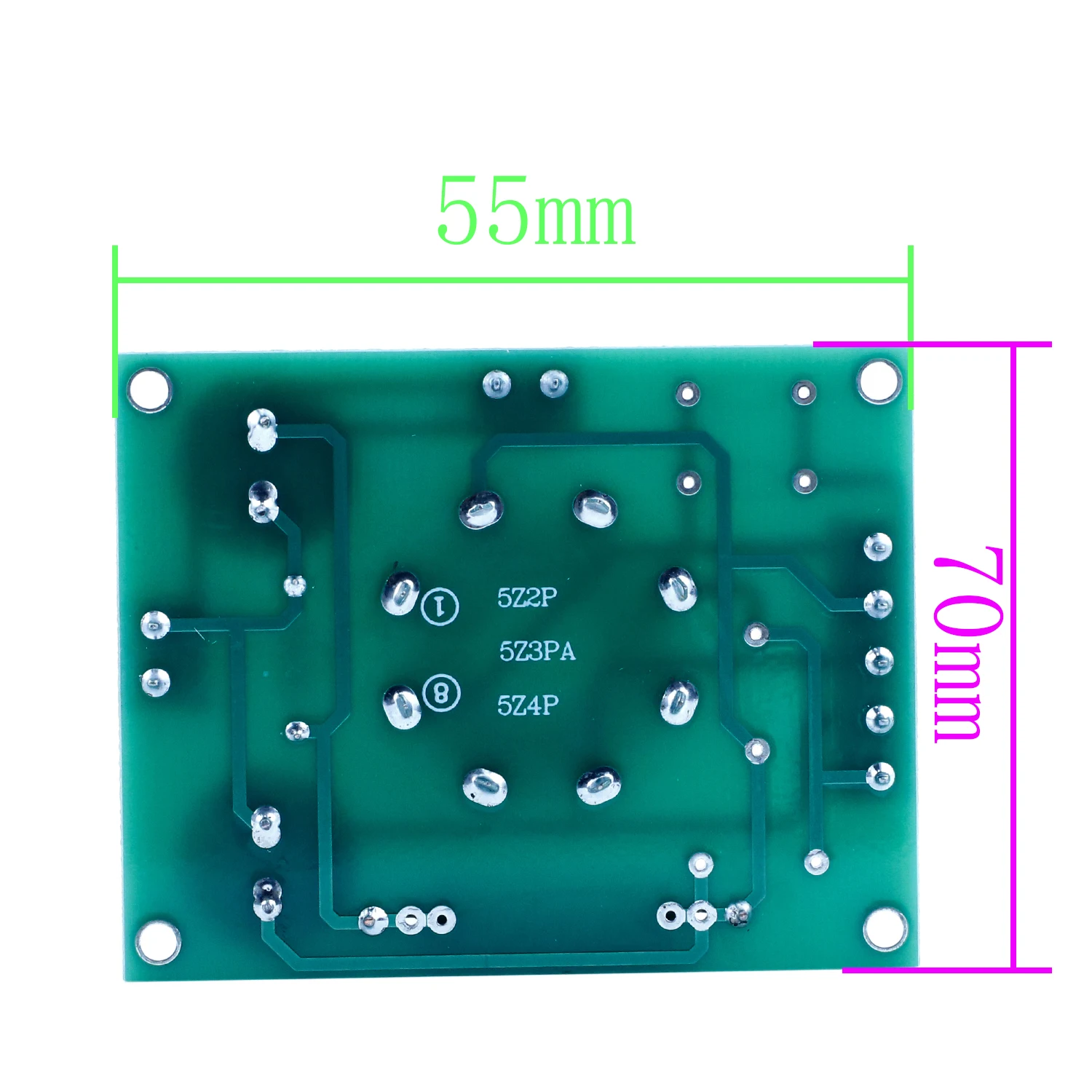 GHXAMP Electronic Tube Rectifier Board for 5Z3P 5Z3PA 5Z2P 5Z4P 5R4G Large Eight Pin Rectifier Tube filament 5V