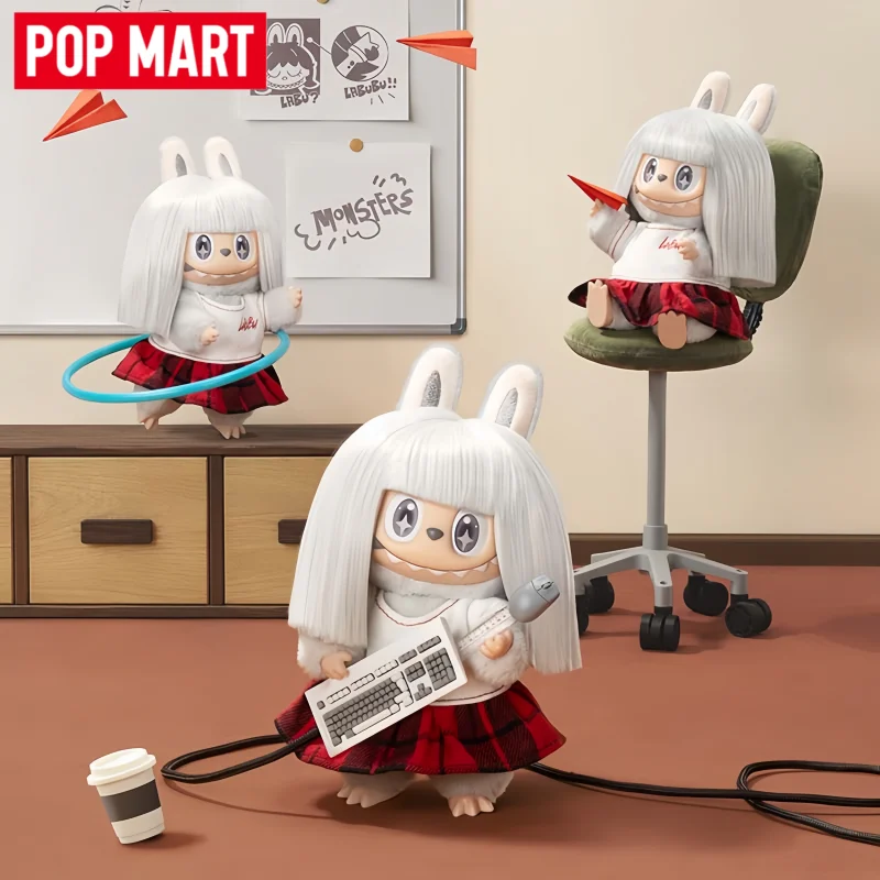 Genuine POP MART THE MONSTERS LABUBU Hair Salon Series Vinyl Plush Pendant Cute Blind Box Toys Desktop Decoration Surprise Gifts view 3