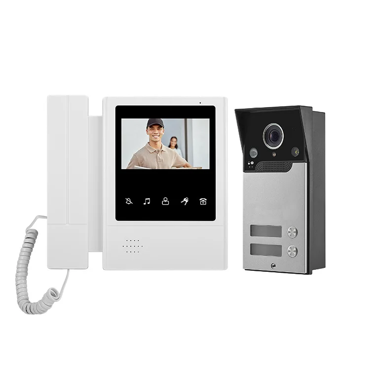 4.3Inch IPS Screen Tuya Remote Control WIFI Door Phone Intercom Visual Doorbell 120Degree Wide Angle Home Security Door Viewer