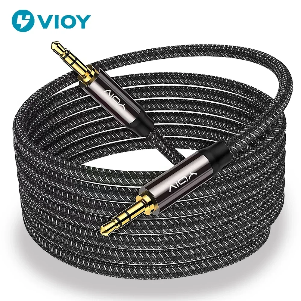 3.5mm Aux Cable Jack 3.5 TRS Male To Male Stereo Audio Cable for Headphone Phone iPad iPod Car Audio Speaker Etc