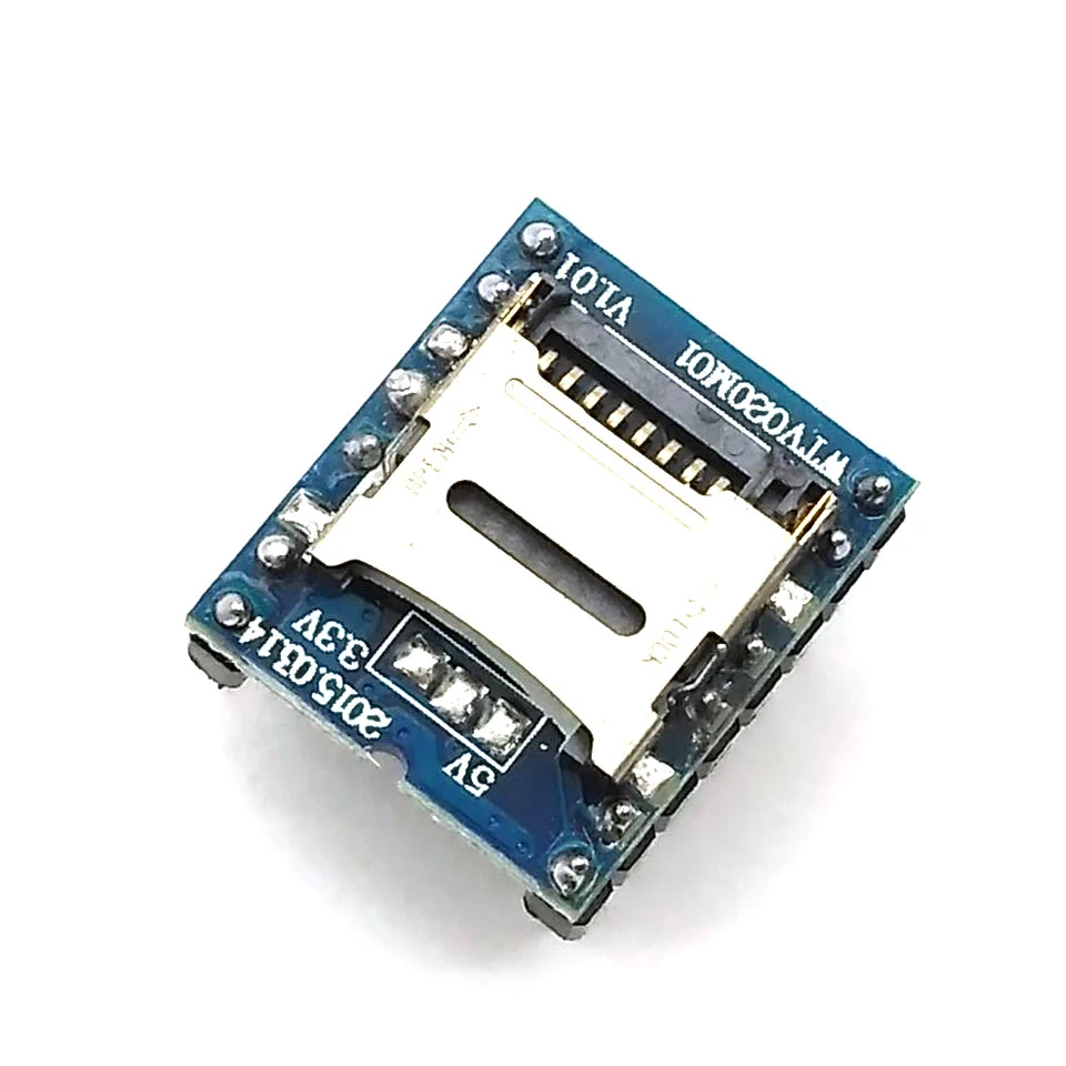 Módulo de voz para arduino 2560, módulo de voz com cartão sd mini
