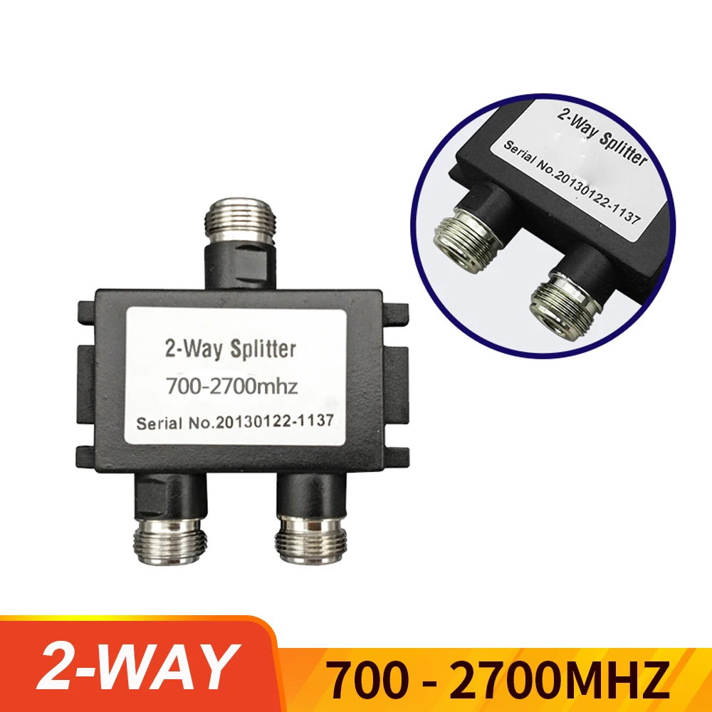 700-2700mhz Power Splitter For 2G 3G 4G Cellphone Signal Booster Repeater MicroStrip Divider 2/3/4-Way  N Female Connector