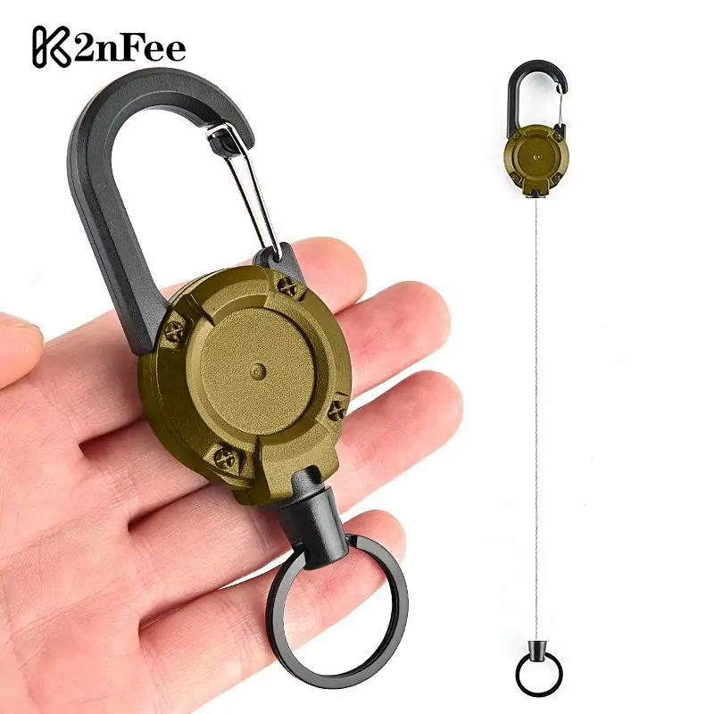 15Styles Reel ID Lanyard Name Tag Card Badge Holder Retractable Pull Key Ring Chain Reel Extendable Belt Key Ring Clip