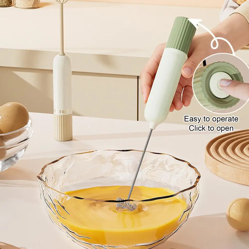 Food-Grade Handheld Electric Egg Beater-Dual Heads, Multi-Function Kitchen Mixer for Baking, Egg Beating, Coffee & Milk Foaming