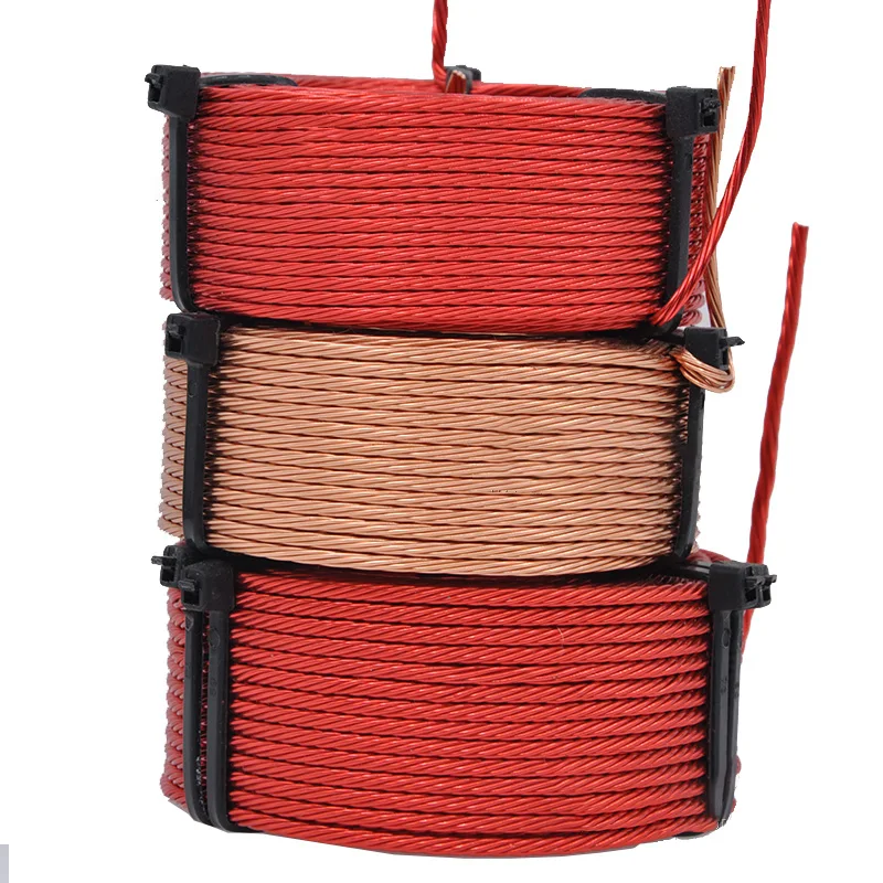 0.6mm 7-Strand Multi-Space Hollow Air Core Inductor Oxygen-Free Copper Speaker Crossover Coil Frequency Divider Empty Core