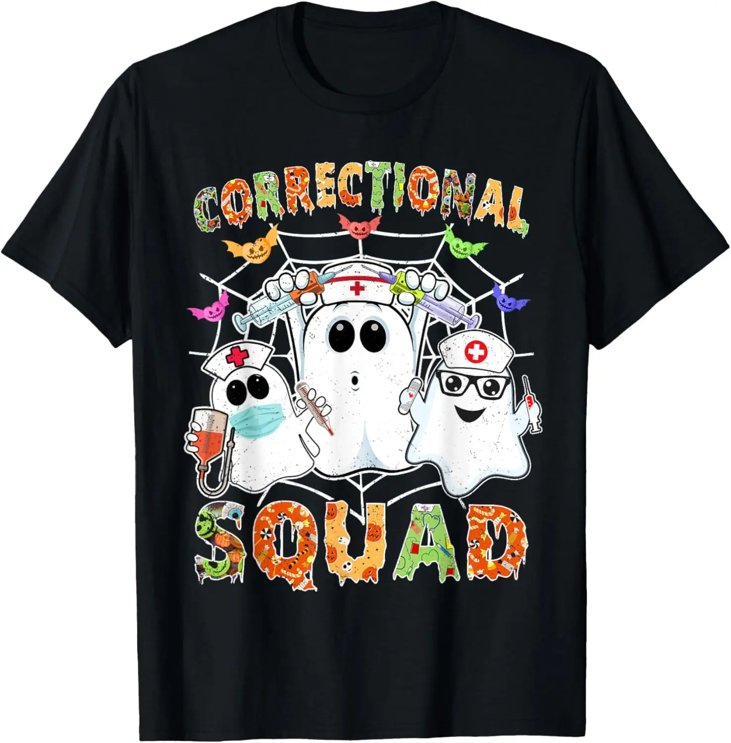 Correctional Nurse Squad Boo Halloween RN Matching T-Shirt