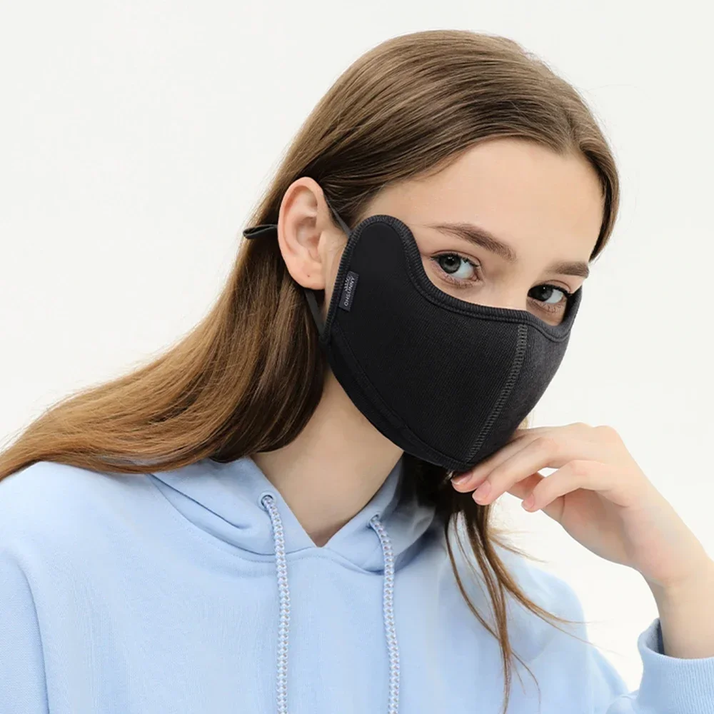 Ohsunny Wintermaske für Damen, warmer Gesichtsschutz, Augeneckenschutz, solide, winddicht und atmungsaktiv, weiche Abdeckung, Anti-UV zum Radfahren