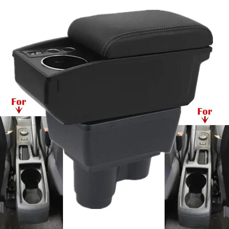 Reposabrazos para Renault Duster, Reposabrazos para Dacia Duster, Caja de Almacenamiento de Doble Capa 2019-2025, Portavasos, Accesorios para Automóviles
