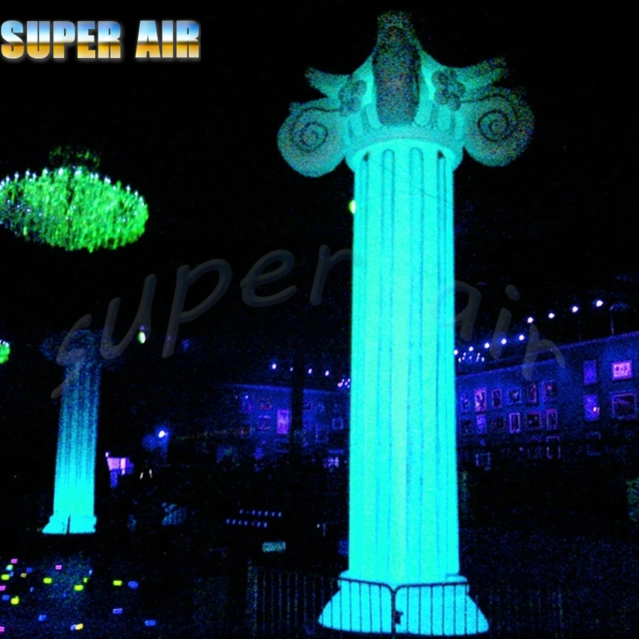 The portable party decoration lighting inflatable column is used for site lighting entertainment party