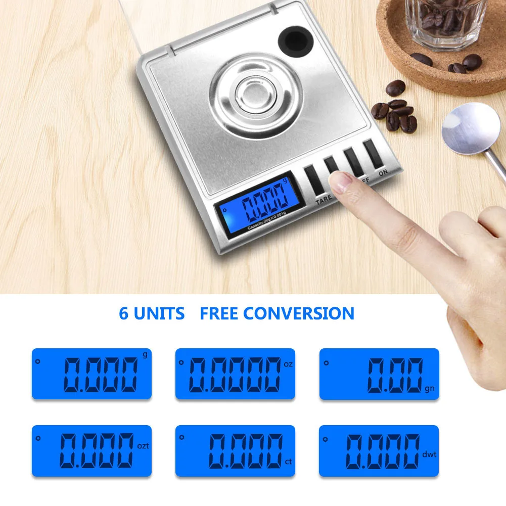 Digital Scale Jewelry Diamond Balance 20g 0.001g High Precision Weight