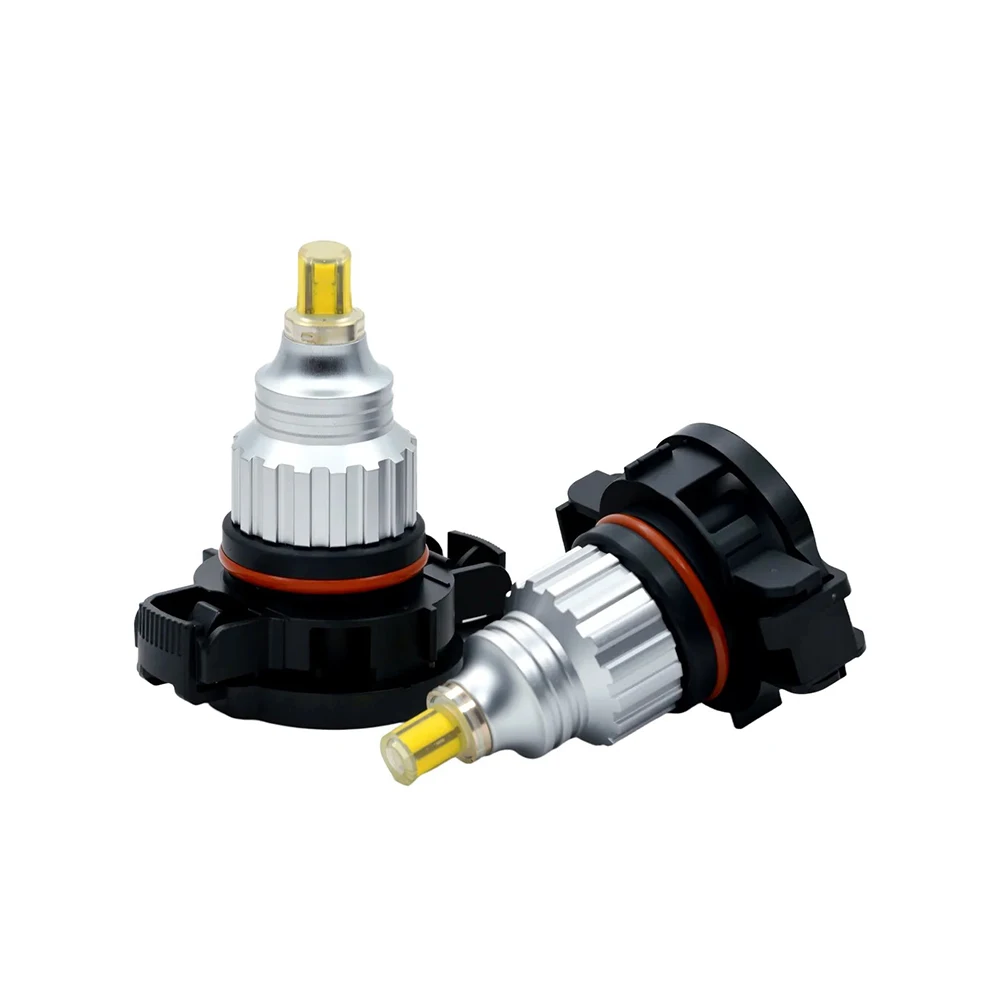 2 قطعة/المجموعة ملحقات مصابيح الضباب التلقائي لميني كوبر F55 F56 360 °   لمبة المصباح LED للسيارة الأوتوماتيكية PS24W H16(EU) 5201 5202