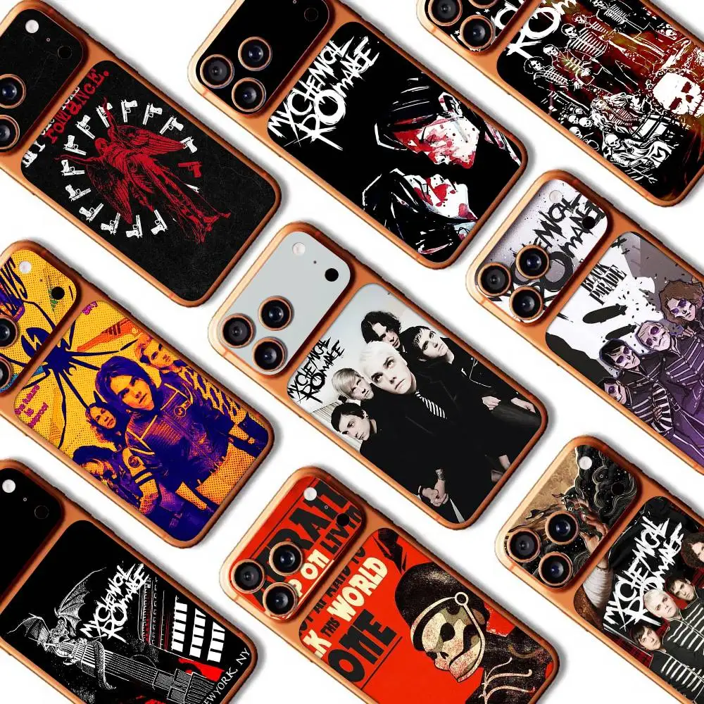 

My Chemical Romance Rock Band Modern Style Back Decal Sticker Protective Wrap Skin For IPhone 17 Pro 17 Pro Max