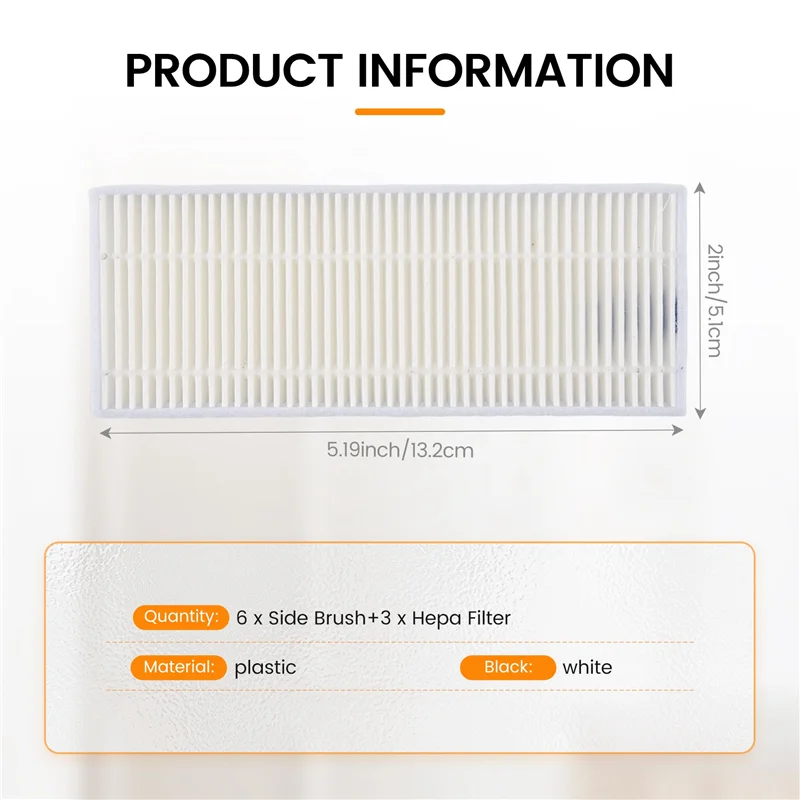 جودة عالية-لـ Tefal Rowenta Explorer / X-Plorer 20 40 50 75 Smart Force Isweep X3 مكنسة كهربائية فلتر Hepa فرشاة جانبية قطع غيار