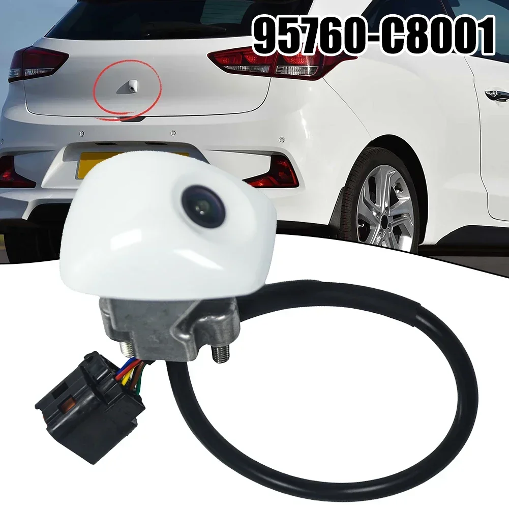 

Car Reversing Camera White Rear View Backup Camera Monitor Parking Assist Tool 95760-C8001 For Hyundai I20