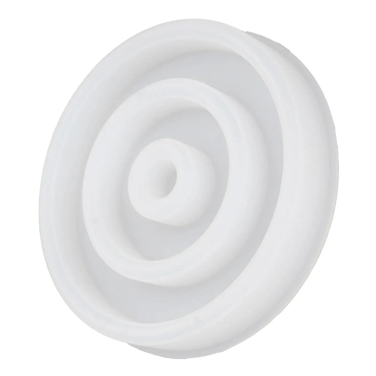 Molde de bandeja de vela redondo 3D, molde de vela circular de silicona reutilizable para tienda de manualidades