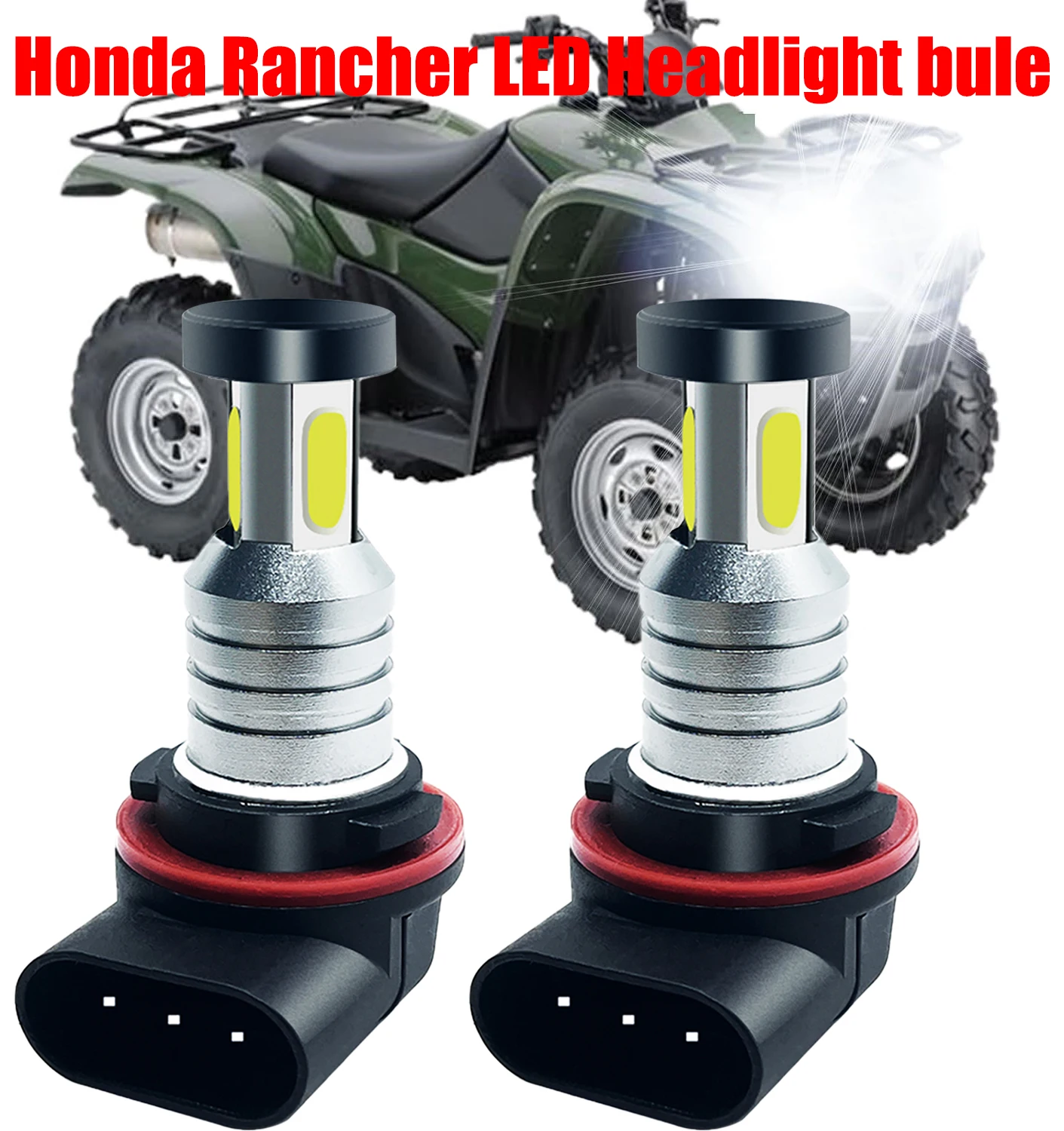 Para Kawasaki MULE 4000 4010 KAF620 TERYX TERYX4 750 KRF750 BRUTE CE 750 KVF750 bombillas de faros LED 34901-HR3.