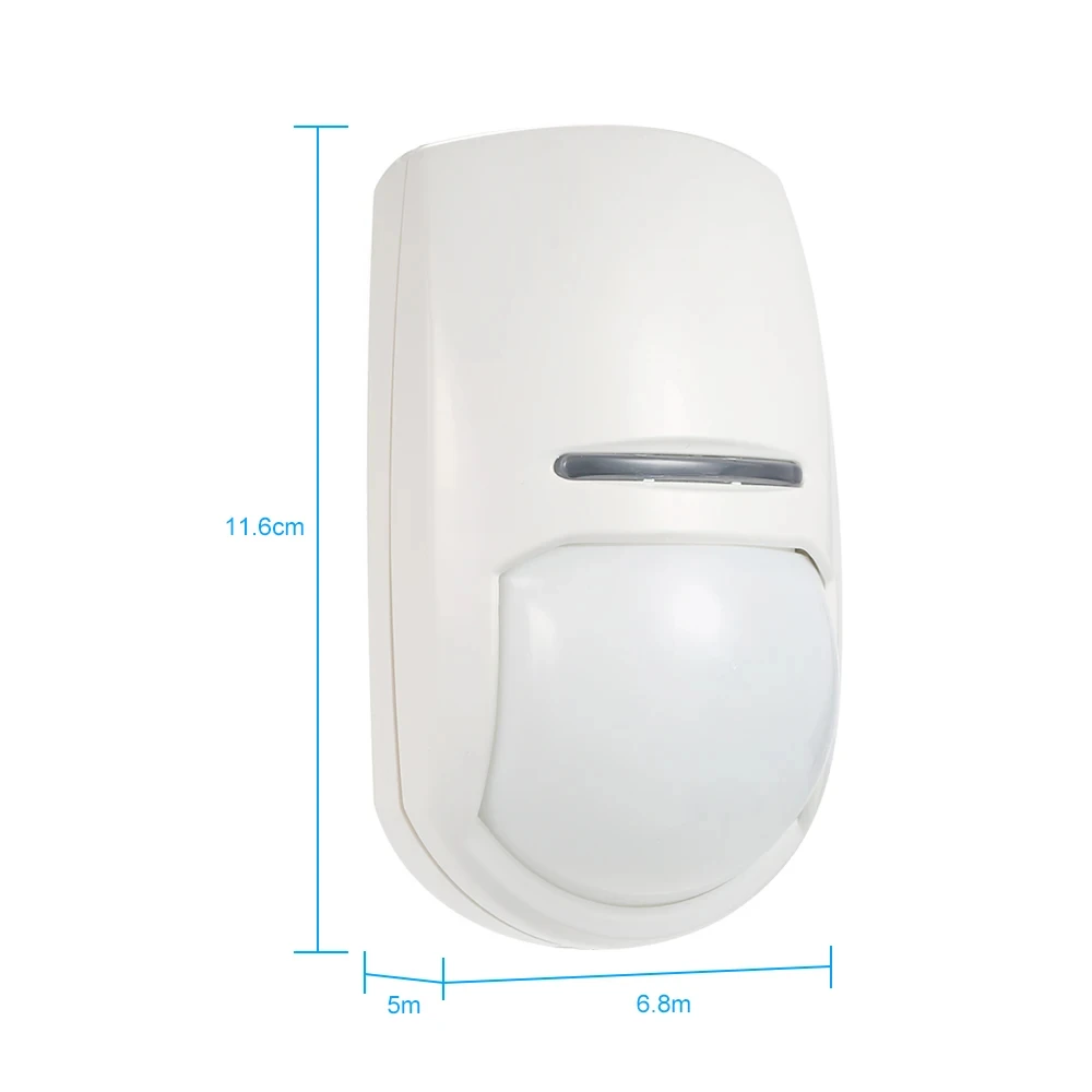 NEW Wired PIR Motion Sensor Dual Passive Infrared Detector For Home Burglar Security Alarm System