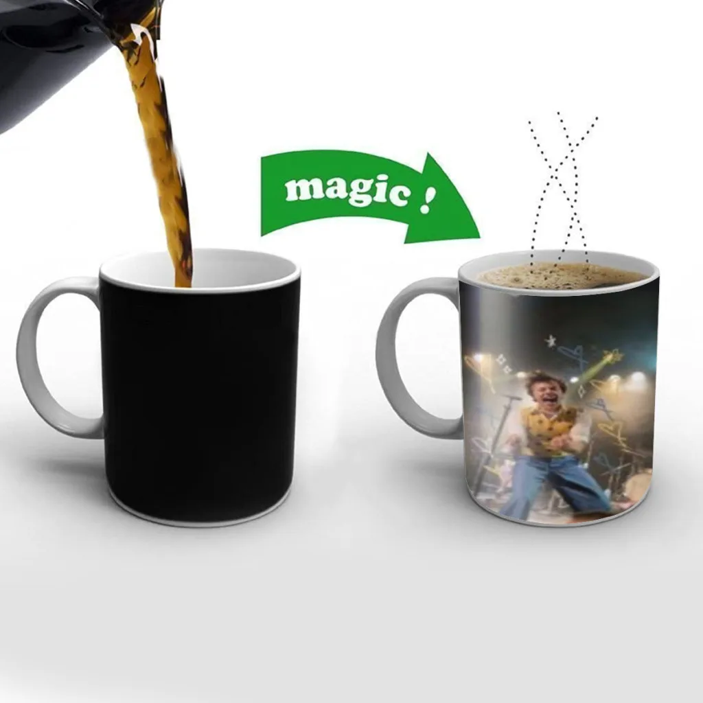 

Custom-H-Harry-Style-Coffee Cup Creative Color Changing Ceramic Magic Tea Milk Coffee Mug Funny Gif