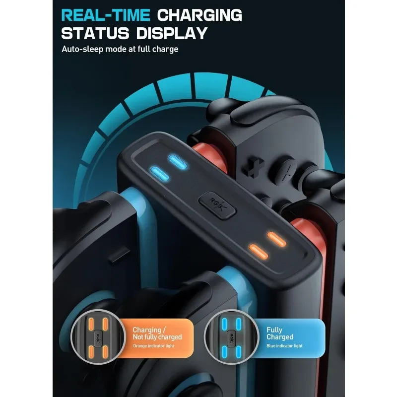 Base de chargement Joy Con Switch 2, support de charge pour contrôleur magnétique, Compatible avec les accessoires Switch 2 Joy Con