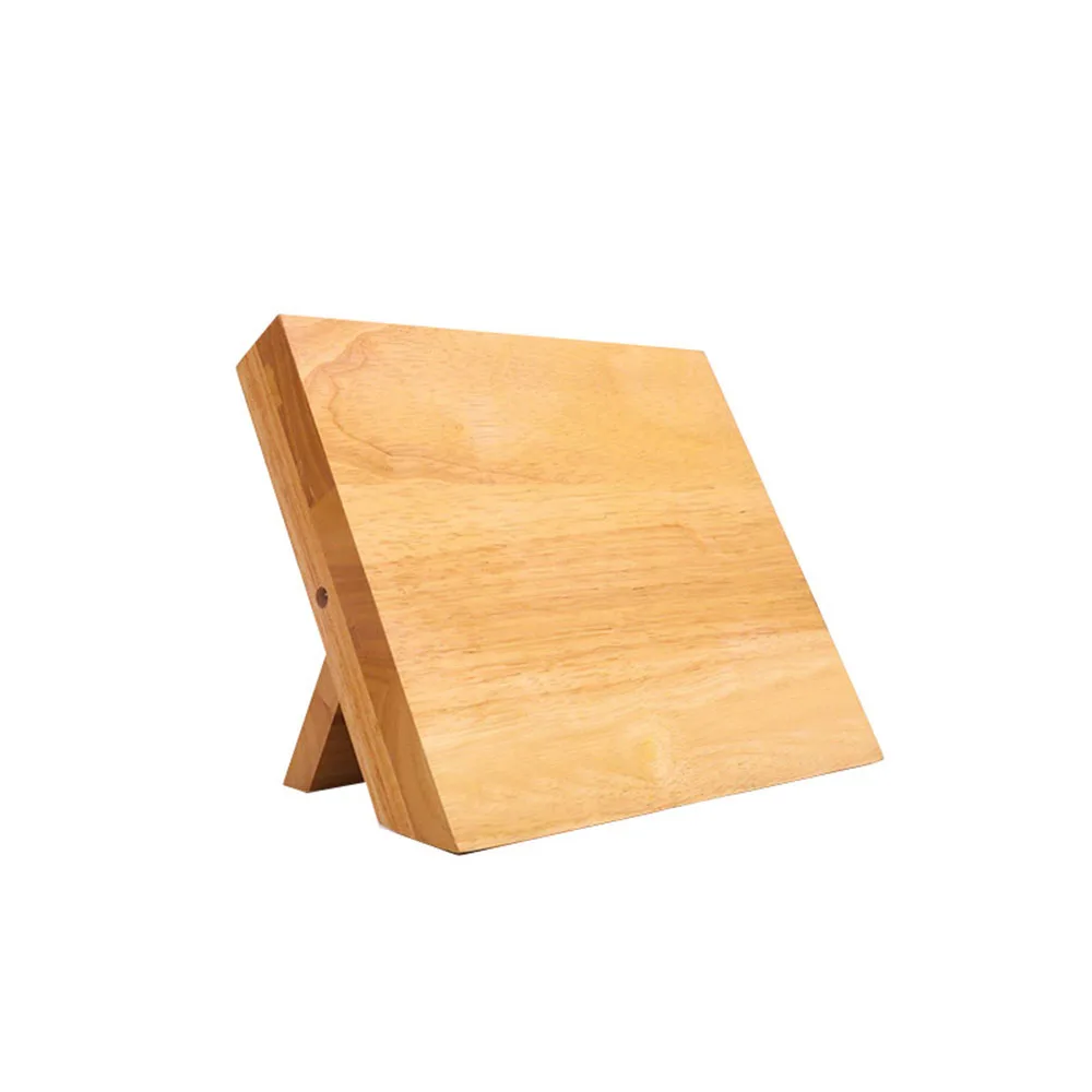 Jaswehome Knife powerful magnetic Block thickened solid wood knife storage rack display rack  Hanging knife  rest Kitchen tools