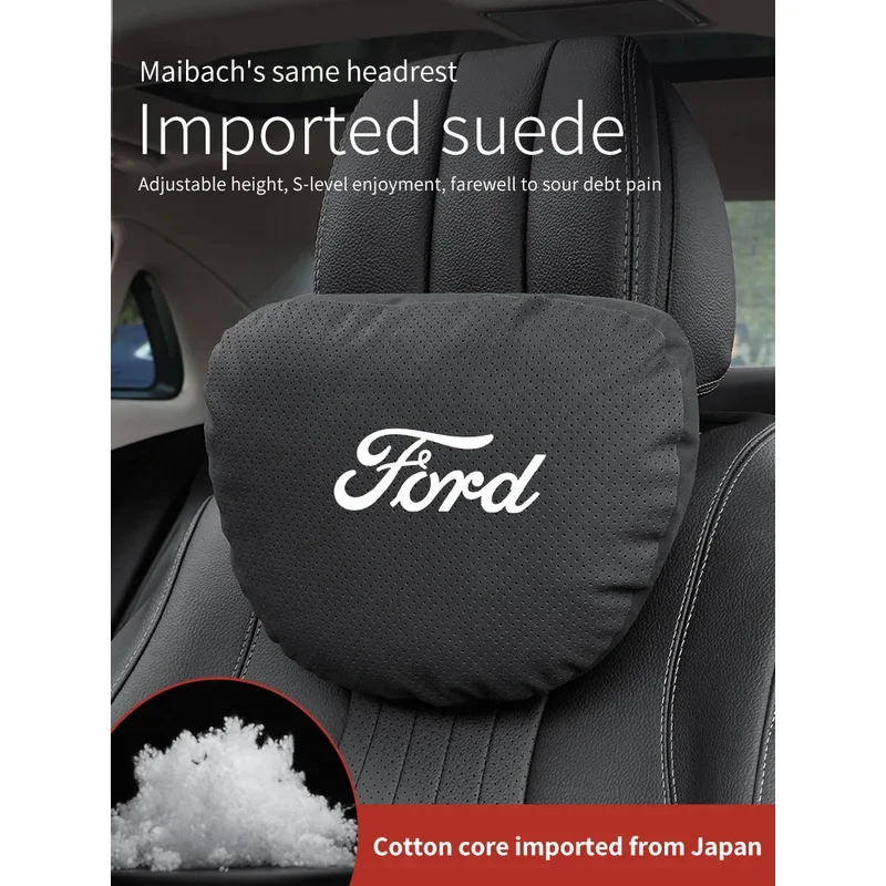 

For Ford Focus Fiesta Fusion Explorer Edge Kuga Mondeo ST F150 Ecosport Ranger Car Headrest Neck Support Seat Soft Neck Pillow