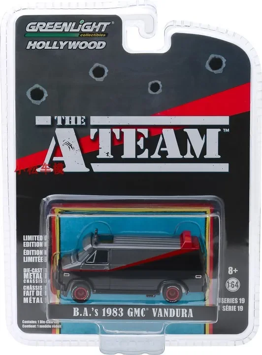 

1:64 1983 GMC Vandura The A-Team (1983-87 TV Series) Simulation Alloy Car Model Collectible Toy Gift Souvenir Display Ornament