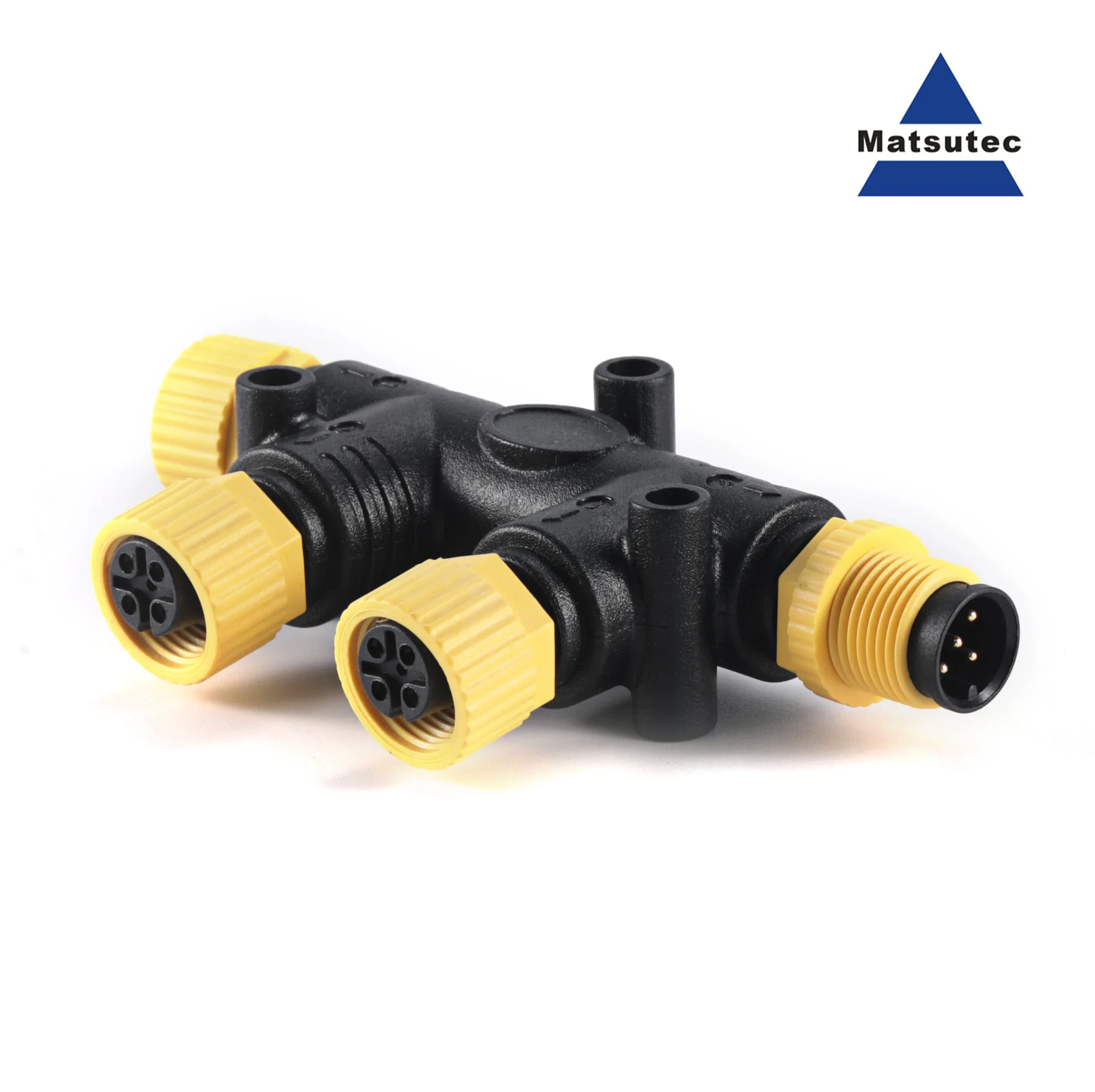 Разъем NMEA 2000 T-типа, 3, 4, 5, 6, 7, 8 портов, 5-контактный, с резьбой M12, IP67, водонепроницаемый, для Garmin, Lowrance, Simrad, B&G