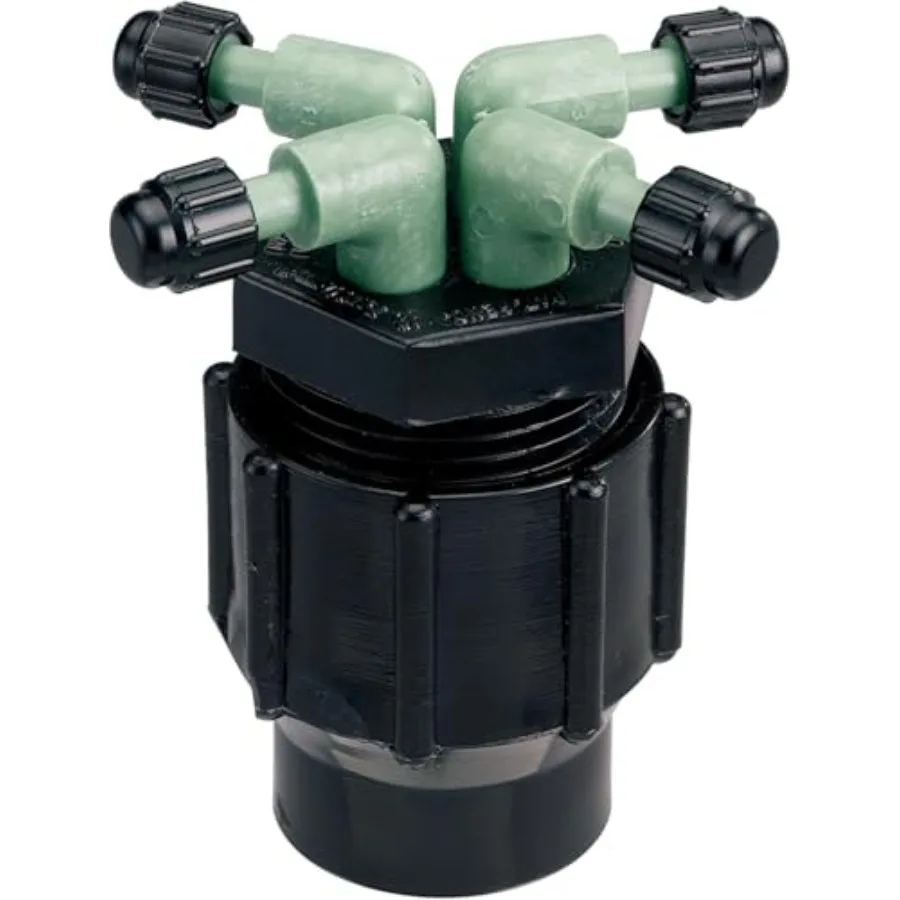 

Pack 90 Quad Full-Flow Manifold for HVAC systems aluminum silver high-efficiency balanced flow distribution