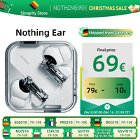 Nothing Ear Wireless Bluetooth earphone 45dB Active Noise Cancellation ANC 11mm Driver 24-bit Hi-Res Audio with LDAC & LHDC