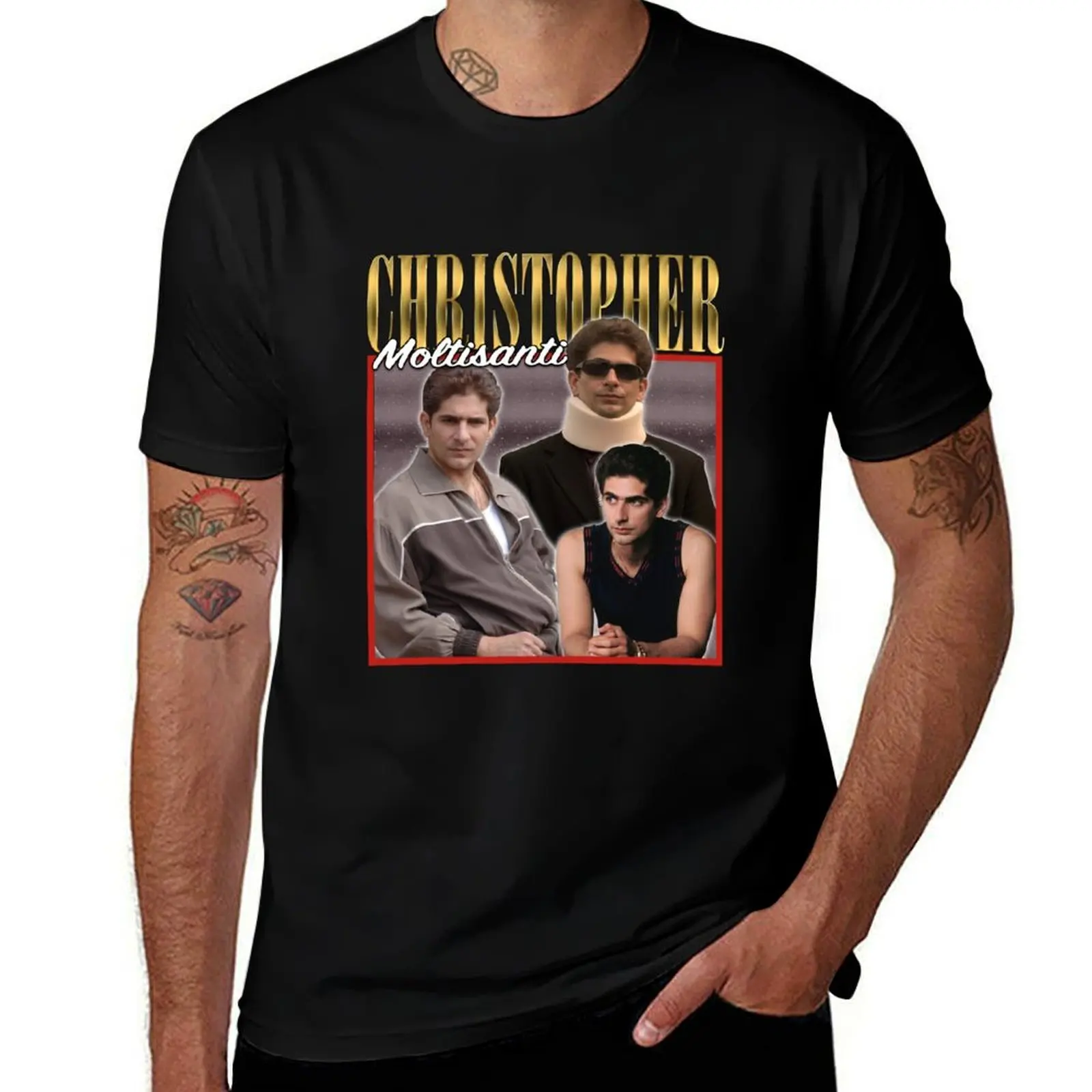 

Christopher Moltisanti Homage Retro T-Shirt t shirt personalised t shirt man casual T-Shirt