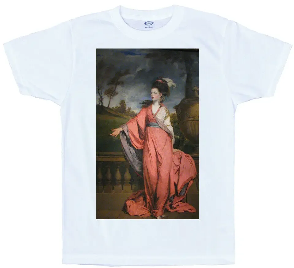 Joshua Rreynolds - Jane Fleming later Countess of Painting T shirt Y2K tops Unisex Summer Short Sleeve