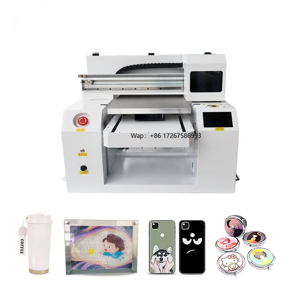 Automatic 3040 UV Flatbed Inkjet Printer 30-Centimeter Mini I3200 Print Head New DTF UV DTF Printer for Plastic Acrylic Printing