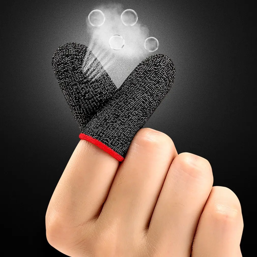 Mooroer Gaming Finger Sleeve Game Cover Sweatproof Gloves Breathable Fingertips For Mobile Games Touch Screen Finger Controller