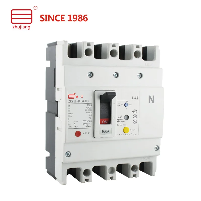 

Stable Moulded Case Circuit Breaker MCCB 3P ZKZ5 Power Distribution Protection