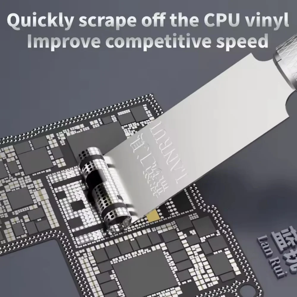Lanrui 10 teile/schachtel 007 Kalt Klinge Chip Kleber Schnell Entfernung Messer für Macbook Telefon Hohe Präzision IC CPU Schicht Separate Klinge