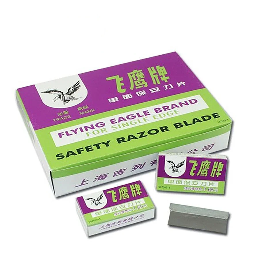 10Box 50 Pcs Flying Eagle Brand Safety Razor Blade for Mobile Phone OCA Adhesive Sticker Removing Cleaning LCD Repair Tools