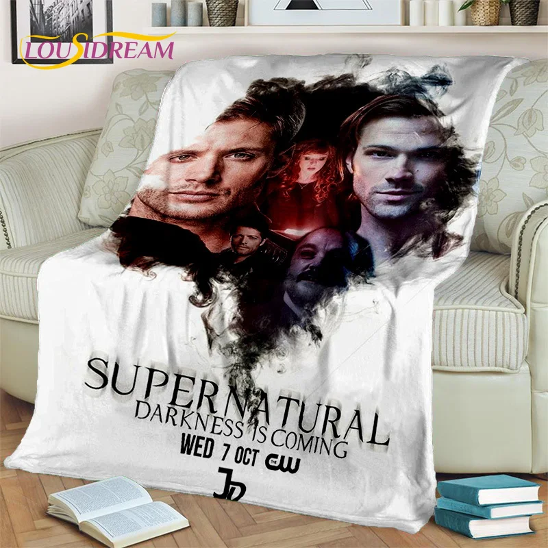 Supernatural Series 3D Blanket,Flannel Throw Blanket for Home Bedroom Bed Sofa Living Room Picnic Office Hiking Leisure Nap Gift